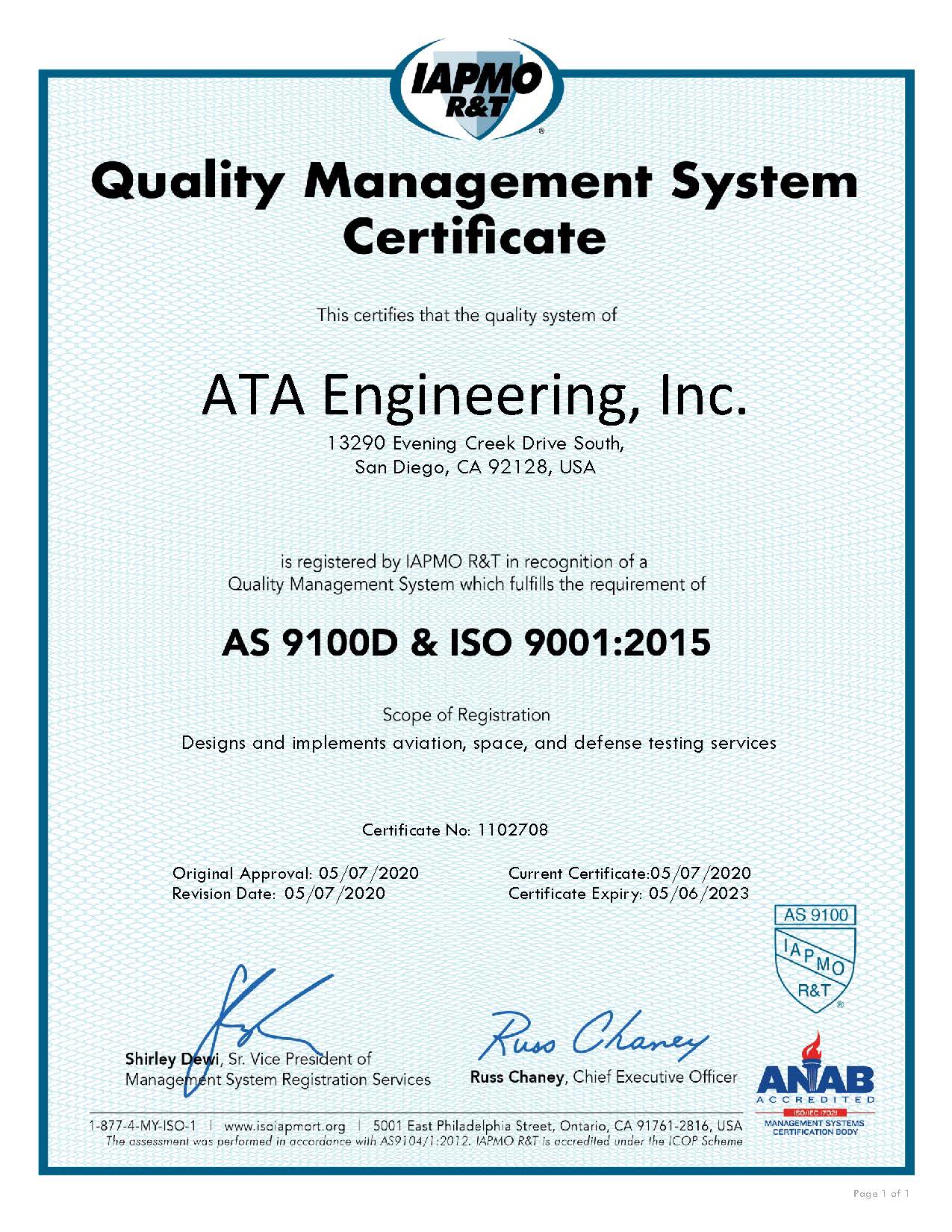Quality ATA Engineering