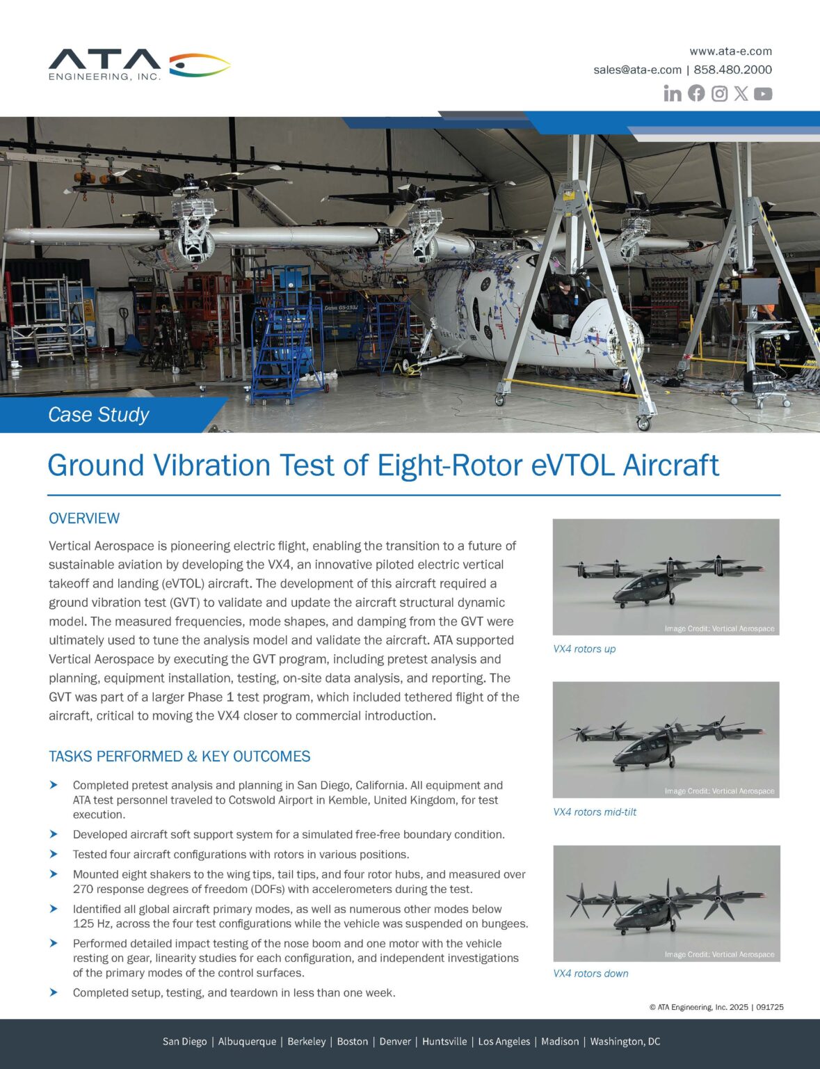 Modal Testing Services & Ground Vibration Test Services (GVTs)