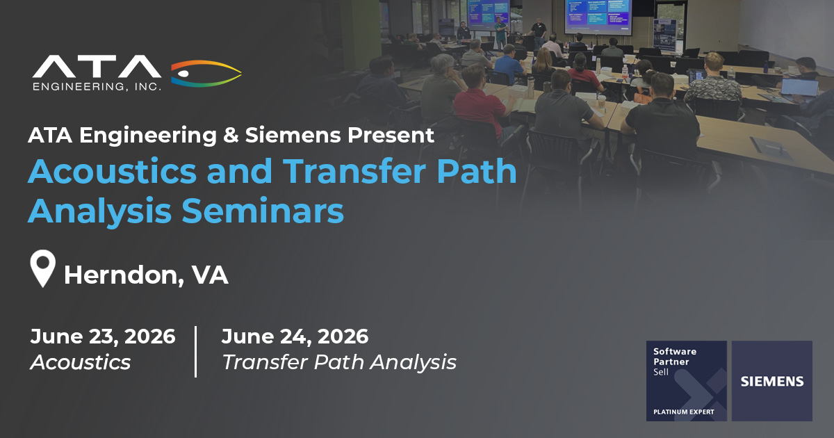 Acoustics and Transfer Path Analysis Seminars