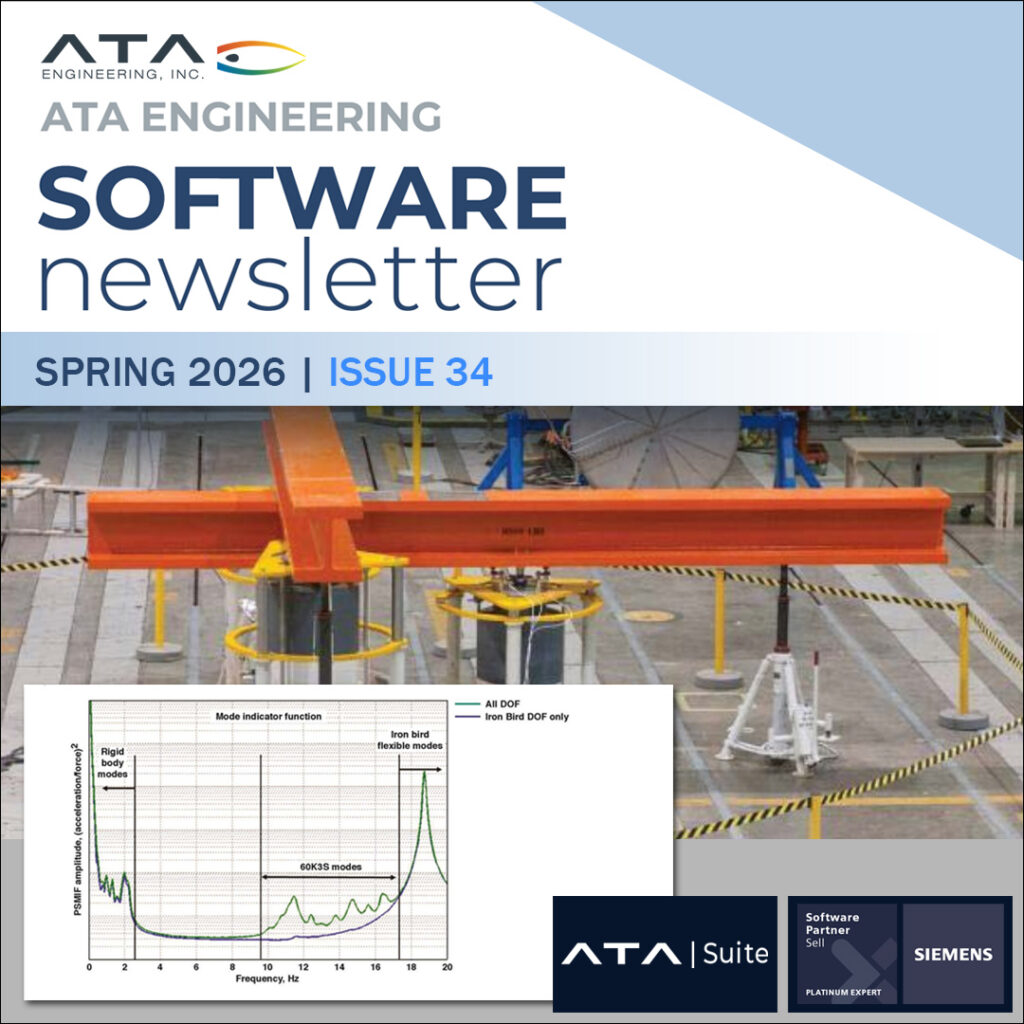 Software Update Newsletter ATA Software Newsletter Spring 2026 - ATA Engineering